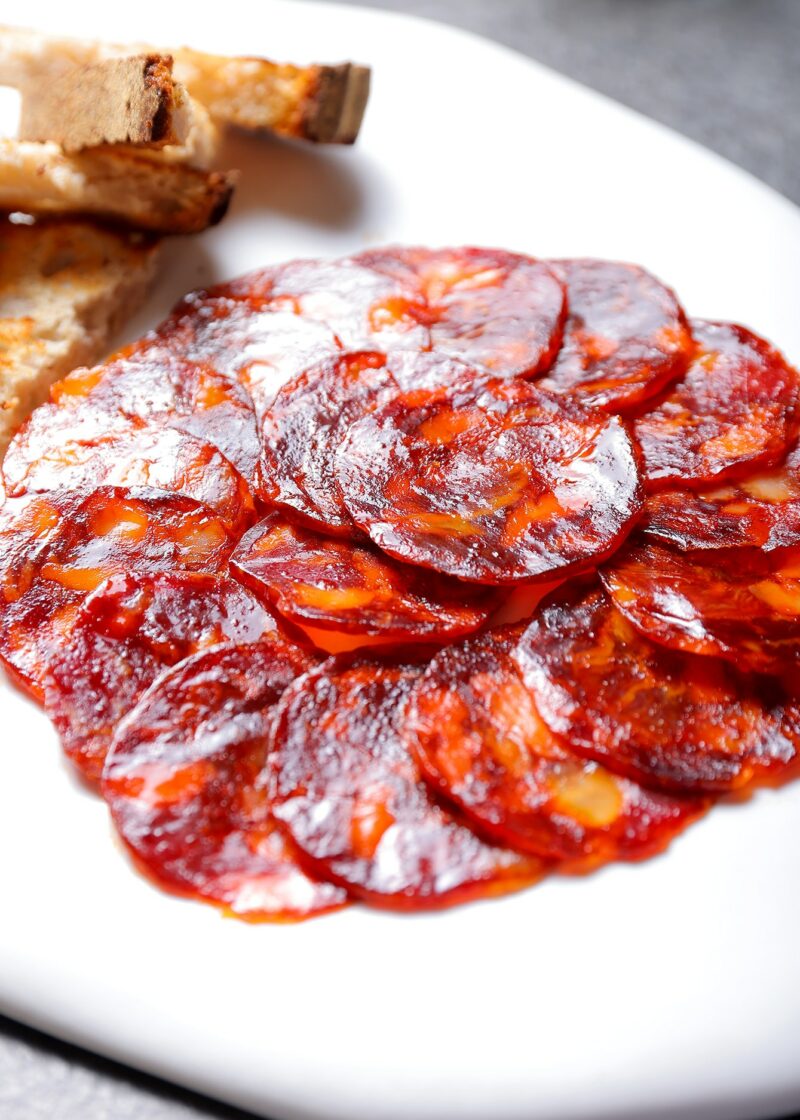 Notre assiette de chorizo Bellota